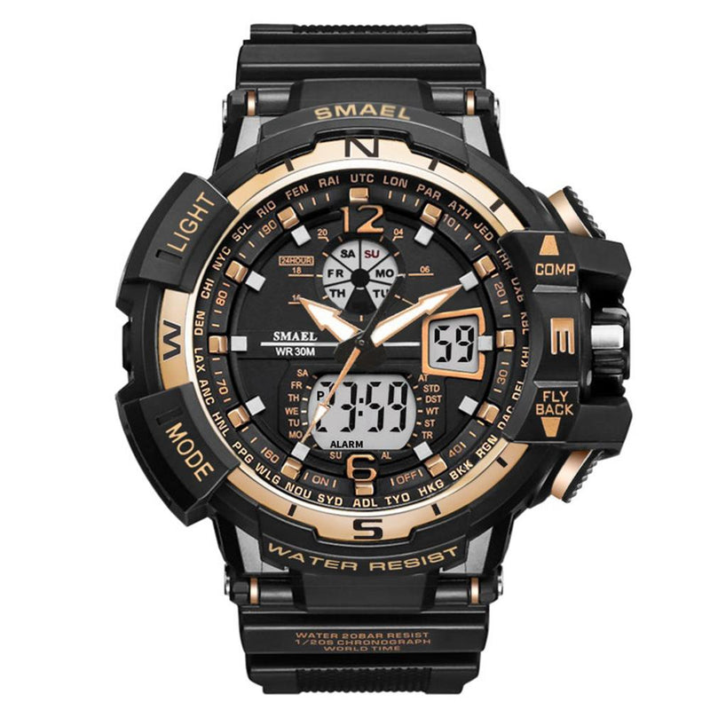 Reloj deportivos Reloj Deportivo SMAEL SL1376C Diseño Multifunción Digital Para Hombre SMAEL - Bici Mall