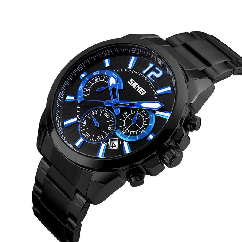 Reloj deportivos Reloj SKMEI 9108 Diseño Inoxidable Multifuncional Con Cronógrafo SKMEI - Bici Mall