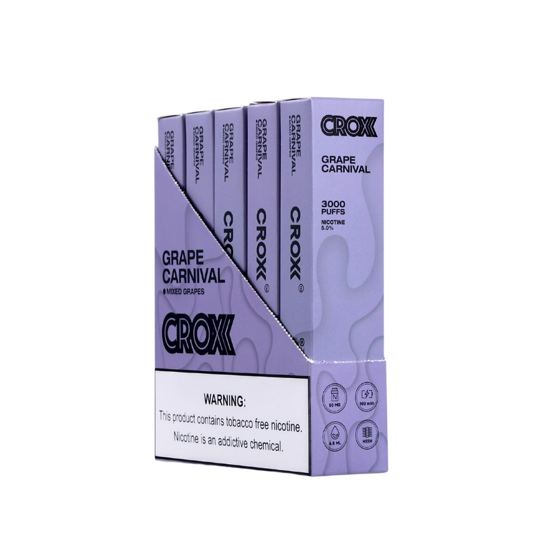 Croxx 3000 Puffs Desechable Vape 5% Nicotina Diseño Largo Cigarrillo Electrónico