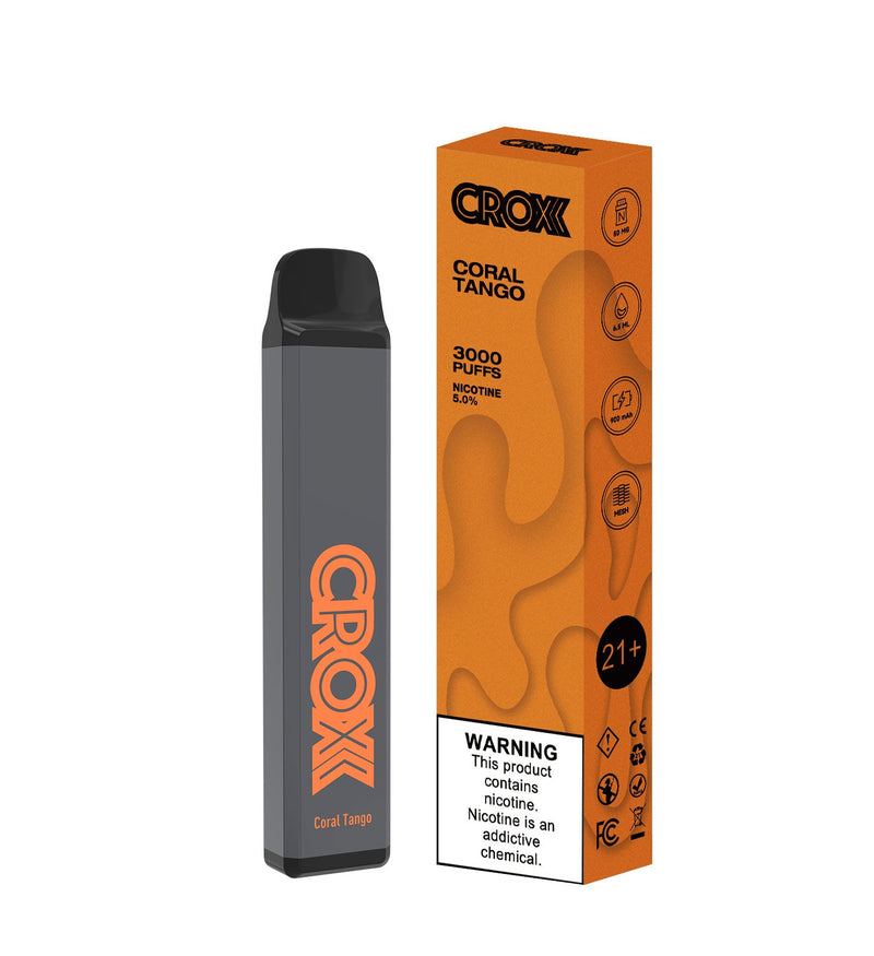 CROXX 3000 Puffs Uva Mango 5% Nic Desechable Vape