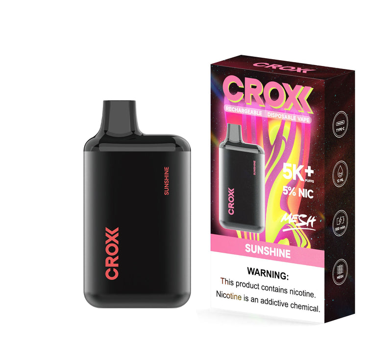 CROXX 5000 Puffs Kiwi Maracuyá Guayaba 5% Nic Desechable Vape