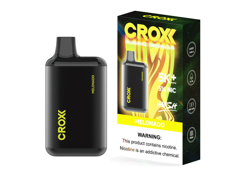 CROXX 5000 Puffs Melón Aguacate 5% Nic Desechable Vape