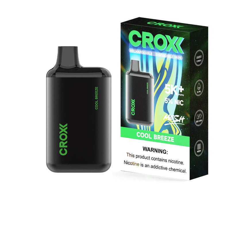 CROXX 5000 Puffs Menta 5% Nic Desechable Vape